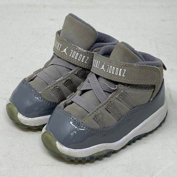 '10 Air Jordan 11 Retro 'Cool Grey' Toddler sz 4c - Picture 2 of 8